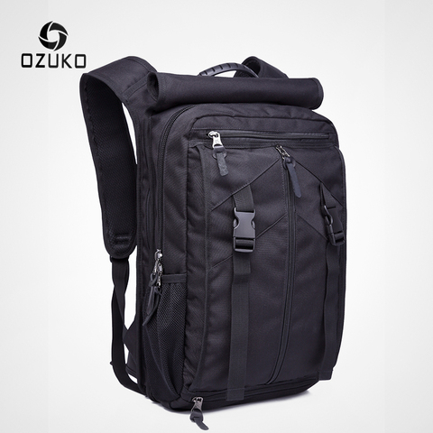 OZUKO Men 15.6 Laptop Backpacks Large Capacity Casual Backpack for Teenager Waterproof Oxford Outdoor Camping Travel Bag Mochila ► Photo 1/6