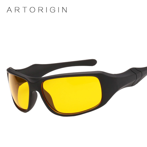 Brand ARTORIGIN Hot Sale Night Driving glasses Anti Glare Glasses For Safety Driving Sunglasses Yellow Lens Night Vision Goggles ► Photo 1/6