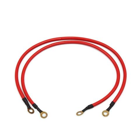X Autohaux 27cm 42cm 45cm DC 12V 24V Red Car Battery Ground Wire Electric Conduction Stable Voltage Cable ► Photo 1/6