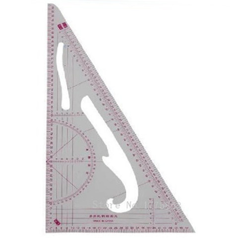 Multi -Purpose Fashion Scales,  Triangle Curved Ruler, Straight + Curved  AA7583 ► Photo 1/1