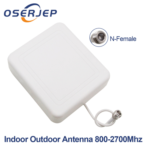Long Range 800-2700Mhz Outdoor Internal Antenna 2g 3G 4G LTE GSM Panel Indoor Directional Antenna N-female Patch Antenna Phone ► Photo 1/6
