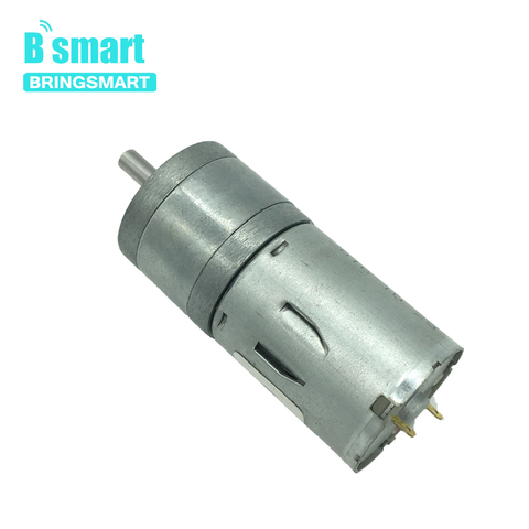 Bringsmart Gear Motor 12 volt DC Micro Gearbox Reducer Low Speed Reduction Electric Motor for Smart Car Mini Tools JGA25-370 ► Photo 1/6