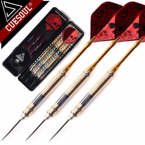 CUESOUL 21 Grams Lightweight Female Steel Tip Darts with Slim Case ► Photo 1/1