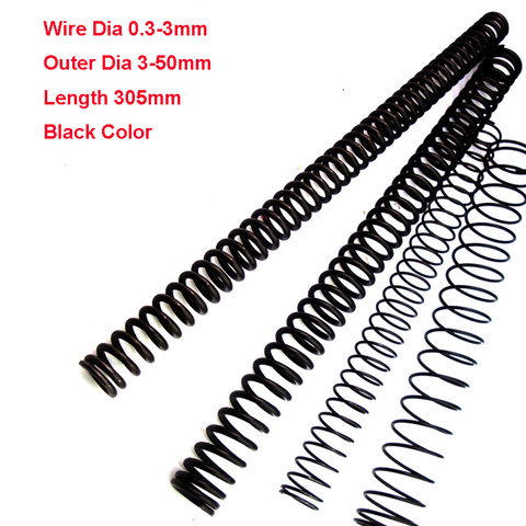 1PCS Spring Steel Pressure Spring Y-type Compression Spring Wire Dia 2mm Outer Dia 20-35mm Length 305mm ► Photo 1/4