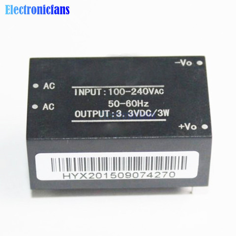 High Efficiency! HLK-PM03 AC-DC 220V to 3.3V Step Down Buck Power Supply Module Intelligent Household Switch Converter ► Photo 1/1