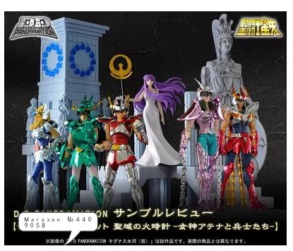 Original Bandai D.D.PANORAMATION scene saint seiya Gold myth cloth Shiryu Shun shaka Athena Seiya action figure Model 10CM ► Photo 1/4