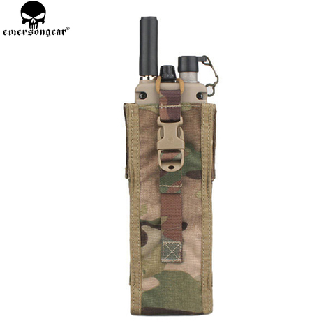 EMERSONGEAR Tactical PRC 148/152 Radio Pouch Hunting Paintball Airsoft Combat Gear Molle Radio Holder Multicam  Black EM8350 ► Photo 1/6