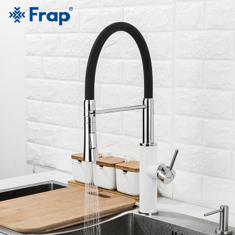 Frap Kitchen Faucet 2 Function Spout Kitchen Mixer Faucet Cold and Hot Water Sink Faucet Pull Down Water Taps F4452-6/7/8 ► Photo 1/6