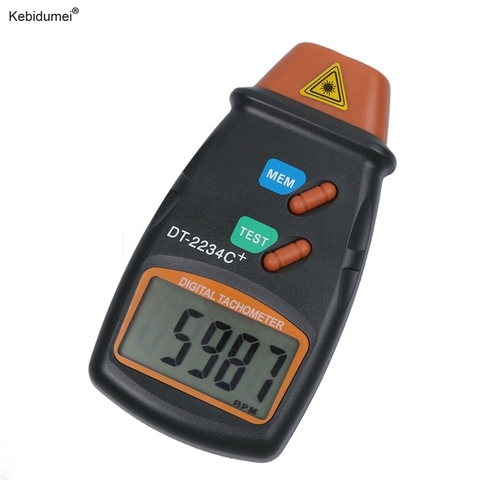 kebidumei New Handheld Non Contact Laser Photo Tachometer High Quality Digital RPM Tach Laser Tachometer Speed Gauge ► Photo 1/5