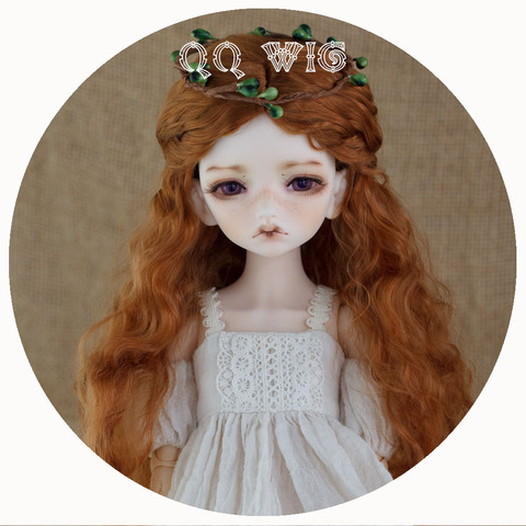 2022 New Arrival 1/3 1/4 1/6 1/8 Bjd Wig Mohair Sd Fashion Wavy Hair Wig ► Photo 1/3