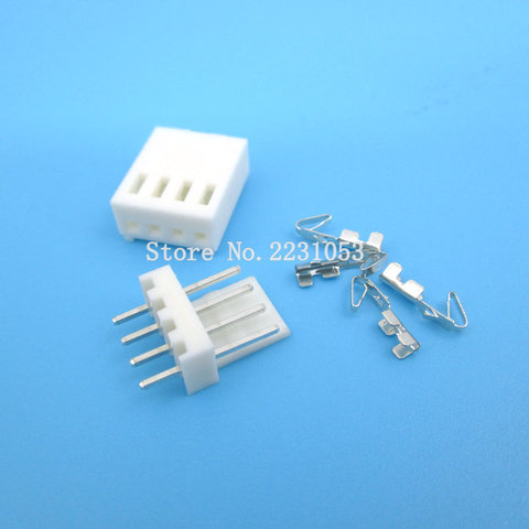 20 Sets KF2510-4P KF2510 4 Pin 2.54mm Pitch Terminal / Housing / Pin Header Connector Adaptor ► Photo 1/1