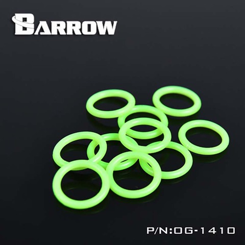 Barrow OG-1410 water cooler G1/4 Noctilucent Green Silica Gel O Ring heatsink gadget ► Photo 1/1