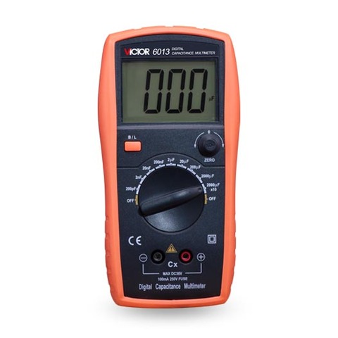 VICTOR 6013 VC6013 3 1/2 Digital LCR Meter Capacitance Tester diagnostic tool Manual Range 2000 counts Capacitor Tester 20000uF ► Photo 1/1