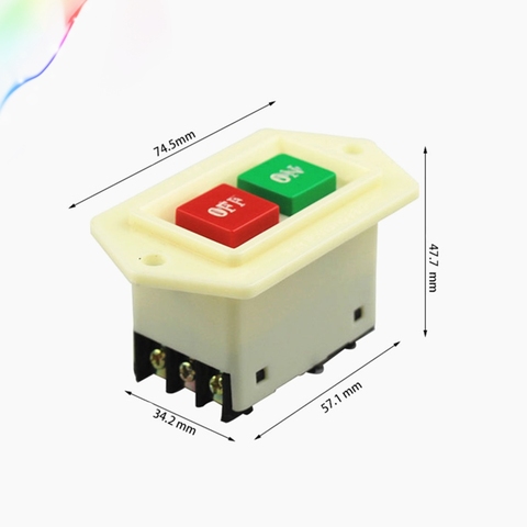 LC3-5 start stop Start switch on/off button drill switch 380V for bench drill grinding machine cutting machine ► Photo 1/1