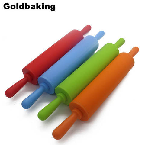 Silicone Dough Roller Middle Size Rolling Pin Colorful Pastry Tool ► Photo 1/3