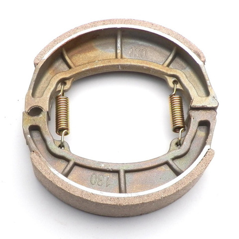 Real Brake Disks Universal Rear Drum Brake Shoes Pad For 13 Inch Wheel Gy6 150cc Moped Scooter ► Photo 1/6