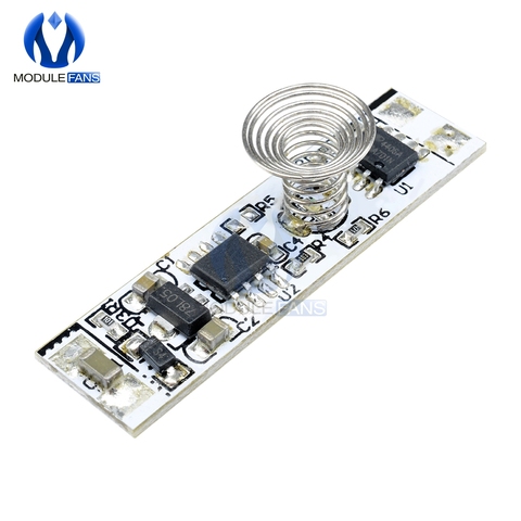 Touch Switch Capacitive Sensor Module LED Dimming Control Lamps Active Components Three Mode Hard Light Controller 9V-24V 30W 3A ► Photo 1/6