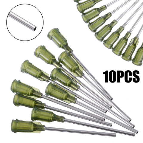 10pcs/set Dispensing Needles Syringe Tip Needle 1.5