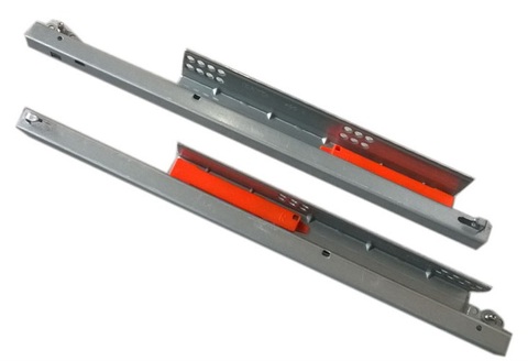 1Pair/ Lot Rebound Press To Release Push Open Under Mount Drawer Slide Rail Runner DTC Brand 25KG ► Photo 1/3