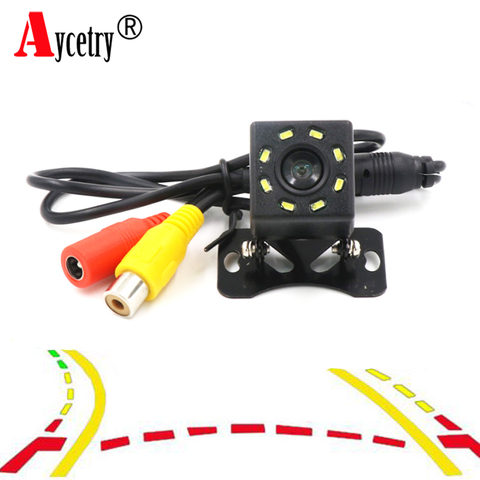Aycetry! HD Color Car Rear View Camera 8 LED Night Vision Reversing Auto Parking Monitor CCD Waterproof 170 Degree HD Video cam ► Photo 1/6