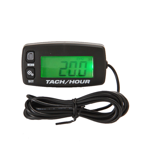 Tach hour meter Motorcycle Meter Digital Tachometer Engine Resettable Maintenace Alert RPM Counter for Chainsaws Boats ATV ► Photo 1/6
