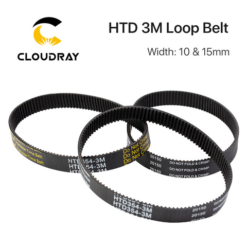 Cloudray HTD 3M Closed Loop Belt Rubber Timing Belt Various Transmission for CO2 Laser Engraving Cutting Machine / 3D Printer ► Photo 1/6