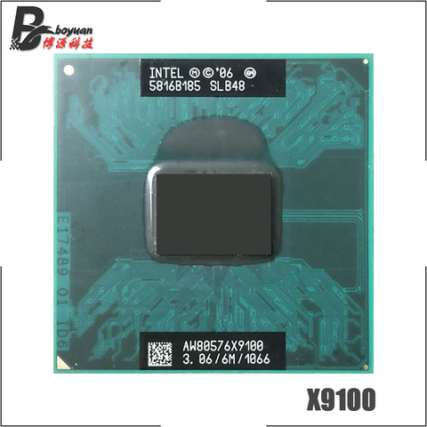 Intel Core 2 Extreme X9100 SLB48 SLGE7 3.0 GHz Dual-Core Dual-Thread CPU Processor 6M 44W Socket P ► Photo 1/1