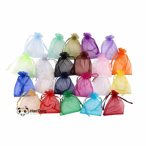 25/50pcs Organza Bag wedding dragees bags Gift Bags wedding decoration gift box Packaging Bag Packaging pouch Favor Bag 5z ► Photo 1/6