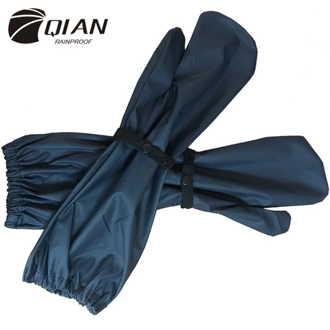 QIAN Impermeable Raincoats Women/Men 100% Waterproof Cycling Long Rain Gloves Rain Coat Rainwear Rain Gear Poncho Accessories ► Photo 1/5