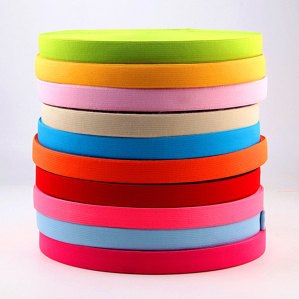 Colored Elastic Bands 20mm Flat Sewing Rubber Band for Underwear