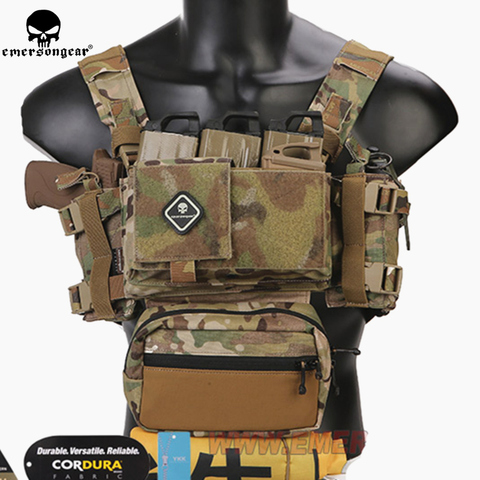 Emerson Chassis MK3 Mini Tactical Chest Rig Spiritus Airsoft Hunting Vest Ranger Green Military Tactical Vest w/ Magazine Pouch ► Photo 1/6