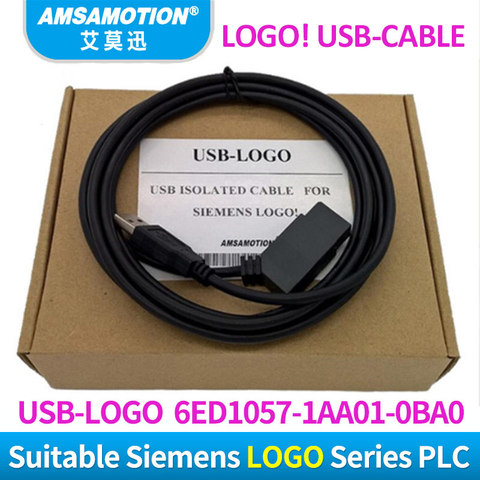 USB-LOGO Isolated For Siemens LOGO Series PLC programming cable LOGO! USB-Cable RS232 Cable LOGO PC-CABLE PC-6ED1057-1AA01-0BA0 ► Photo 1/6