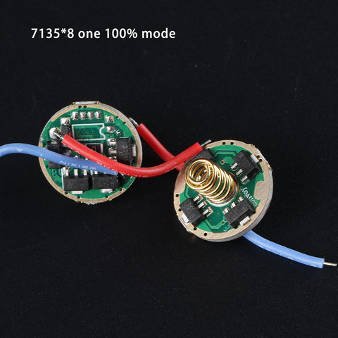 AMC7135*8 single mode Flashlight circuit board Anti-reverse ► Photo 1/3