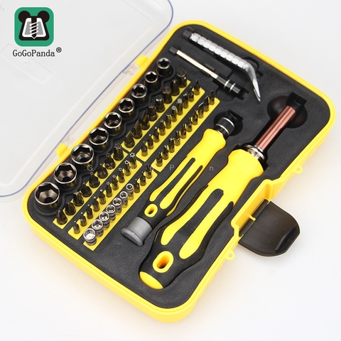 Multifunction Screw Driver Repair Tool Pry Screw For Normal Life  And Household  Industrial 6092C 70 IN 1  Screwdriver Set ► Photo 1/6