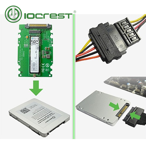 IOCREST U.2 SFF-8639 To M.2 NVMe PCI-e I/F SSD Adapter HDD Pcie Converter Adapter with Enclosure for Desktop(SSD Not Included) ► Photo 1/6