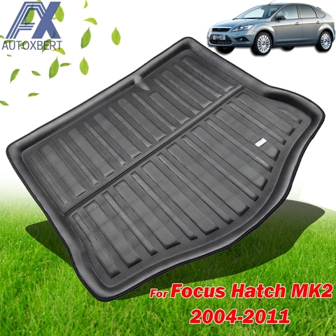 For Ford Focus Mk2 Hatchback Boot Mat Rear Trunk Liner Cargo Floor Tray Carpet Protector 2005 2006 2007 2008 2009 2010 2011 ► Photo 1/6