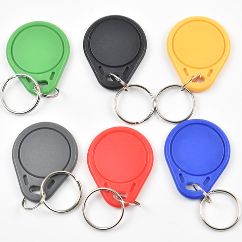 10pcs/lot RFID 13.56 Mhz nfc Tag Token Key Ring IC tags nfc phone(except galaxy s4) ► Photo 1/6