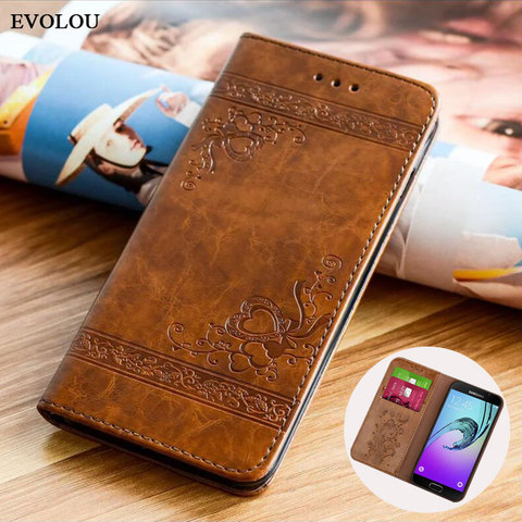 Embossed Magnetic Book Wallet Cover for Samsung Galaxy Note 9 S9 S8 Plus Flip Leather Case for Samsung S5 S7 S6 S4 S3 Phone Bag ► Photo 1/6