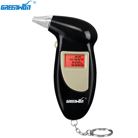 GREENWON 68S Alcohol Tester Digital Alcohol Detector Breathalyzer Police Alcotester Backlight Display white box no manual ► Photo 1/6