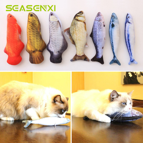 Catnip Cat Toy Fish 7 Style Soft Interactive Pet Toys for Cats Kitten Bite Chew Scratch Cat Toy Cat for Playing Pet Supplies ► Photo 1/6