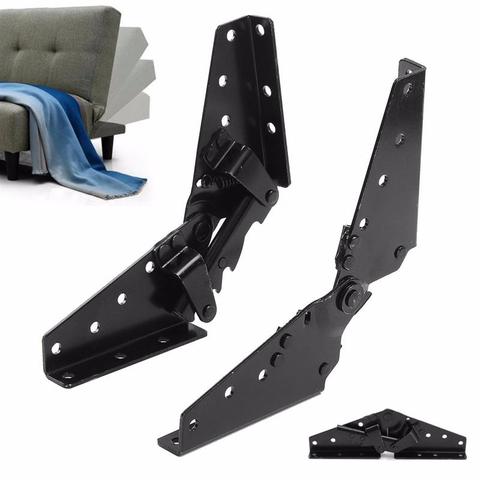 Hot-rolled metal Steel Black Sofa Bed Bedding Furniture Adjustable 3-Position Angle Mechanism Hinge Hardware High Quality ► Photo 1/4