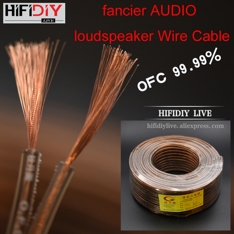 HIFIDIY LIVE Speakers loudspeaker Wire Cable Audio line Cable DIY HIFI Fancier OFC Pure Oxygen-Free Copper 200 300 400 600Core ► Photo 1/6