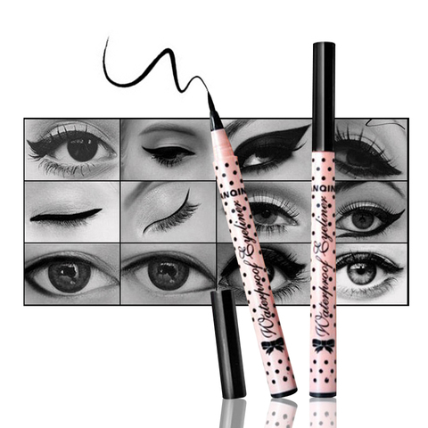 1 Pcs HOT Women Black Eye Liner Cosmetics Not Dizzy Waterproof Liquid Eyeliner Long-lasting Pencil Make Up Makeup Tools ► Photo 1/6