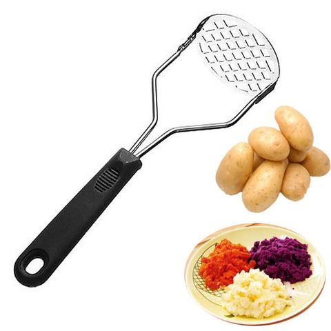 2021 Stainless Steel Potato Masher With Broad Mashing Plate For Smooth Mashed  Potatoes Fruit Vegetable Tools