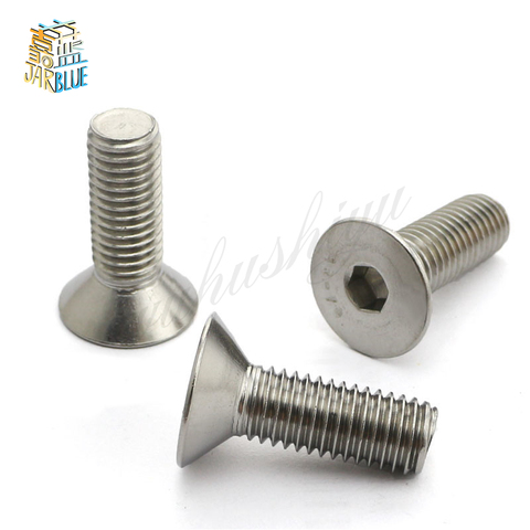 100pcs Allen Key Head DIN7991 M2 M2.5 M3 M4 Stainless steel 304  hex socket countersunk head screw ► Photo 1/1