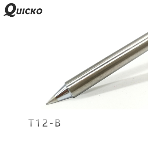 QUICKO T12-B Shape B series Solering iron tips for T12 FX9501/951/952 Handle Welding tools Electronic OLED&STC t12-LED station ► Photo 1/3