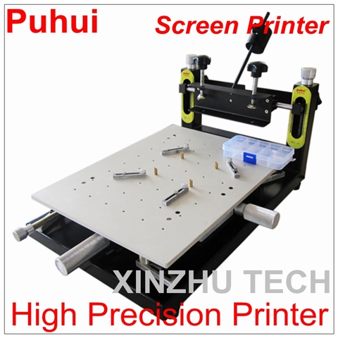 Original PUHUI LED screen printer machine 370x470mm high precision printer manual stencil printer ► Photo 1/2