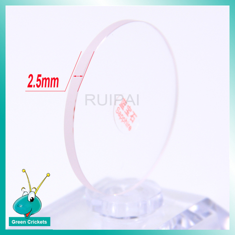 High End Sapphire Watch Glass Crystal,28mm~36.5mm 2.5mm Thickness Sapphire Watch Glass Replacement for Watchmakers ► Photo 1/4
