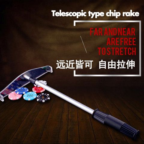 1pc telescopic type chip rake  far and near are free tostretch  Chip steak  Chip harrow  Casino accesory ► Photo 1/6