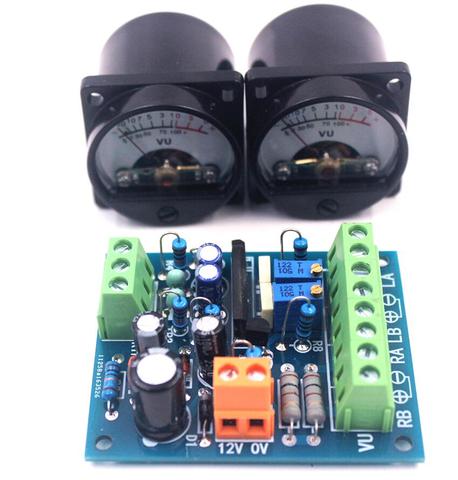 2pcs Panel VU Audio Level indicator Music spectrum with driver board For Amplifier Speakers ► Photo 1/4